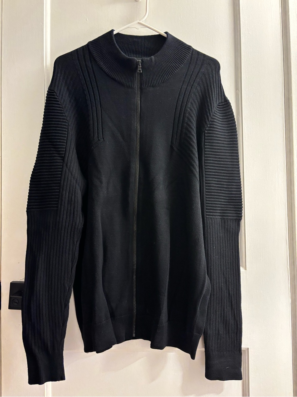 INC Black Zip up Sweater for Men in Size L - Picture 1 of 4